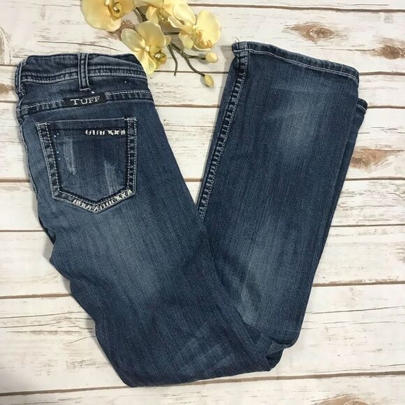 Cowgirl Tuff Jeans Bootcut 24 x 31 embellished - Picture 8 of 13